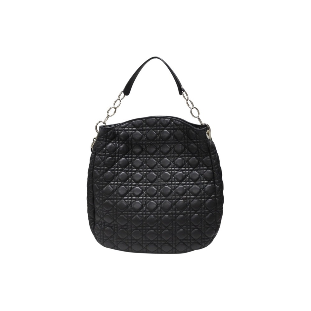 Christian Dior Canage shoulder bag black lambskin